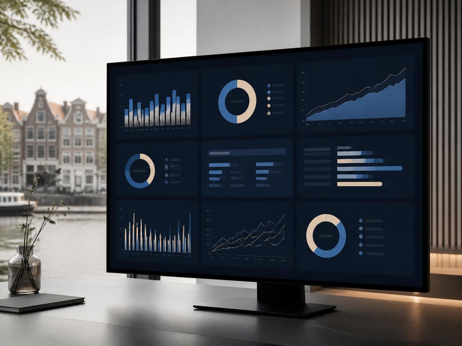 Modern Business Intelligence dashboard met datavisualisaties